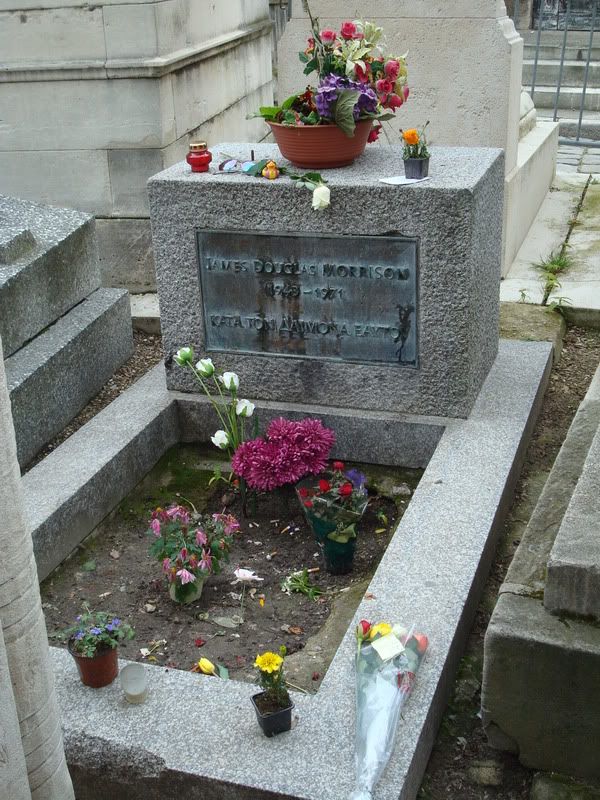 Jim Morrison's Grave in Paris