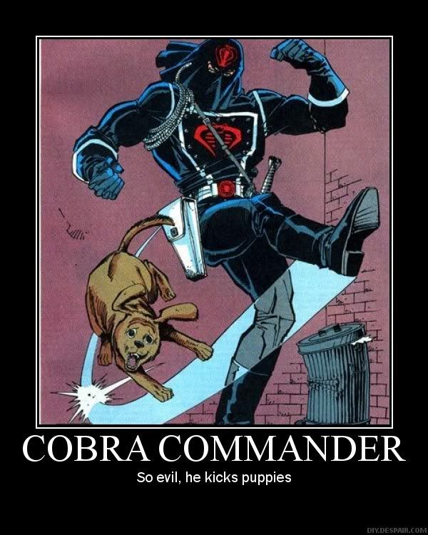 Cobra Commander Kicks Puppy Pictures, Images and Photos