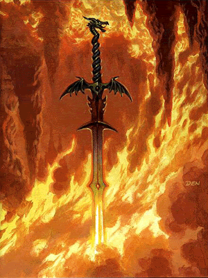 fire sword