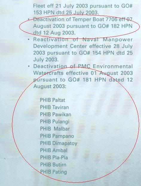 from AFP Modernization Program Annual Report 2003