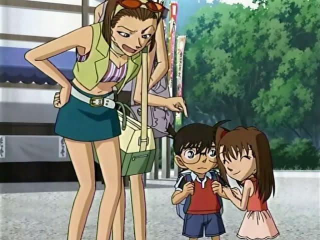 Conan and Megumi-chan