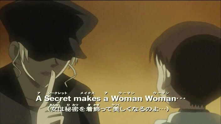 A secret makes a woman woman