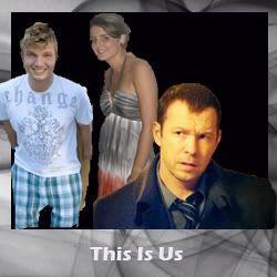 this is us, nick carter, donnie wahlberg, polaroid, girl