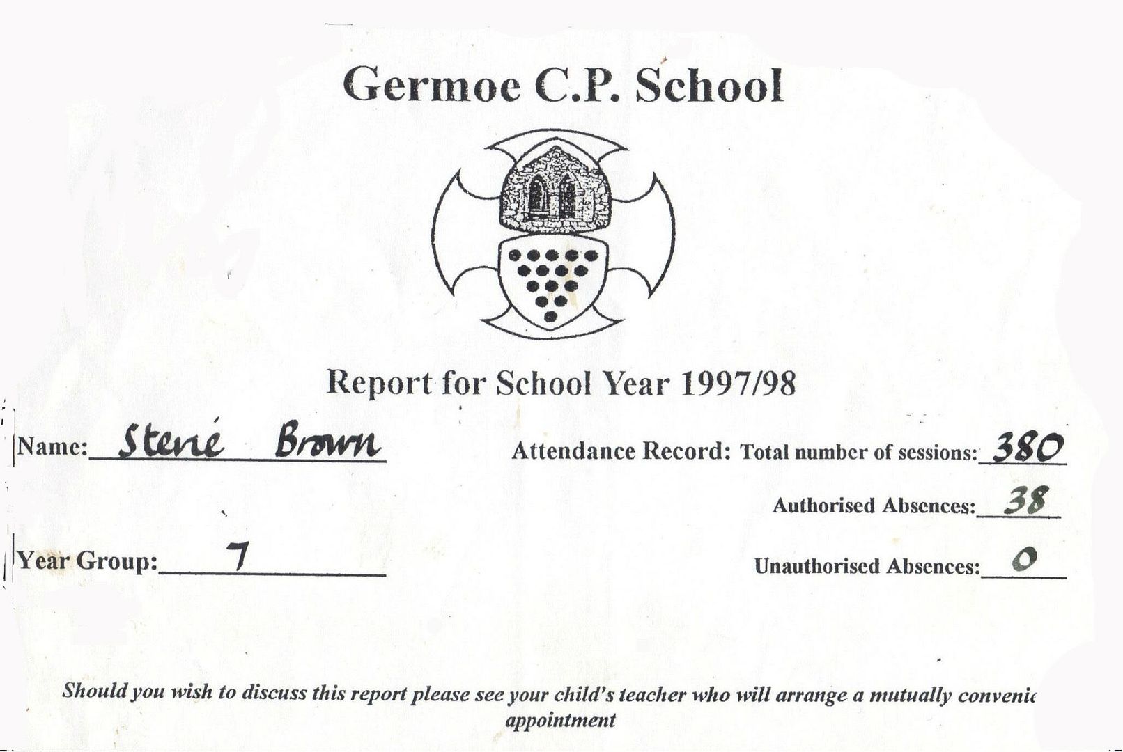 steviescoolreport1998 Germoe