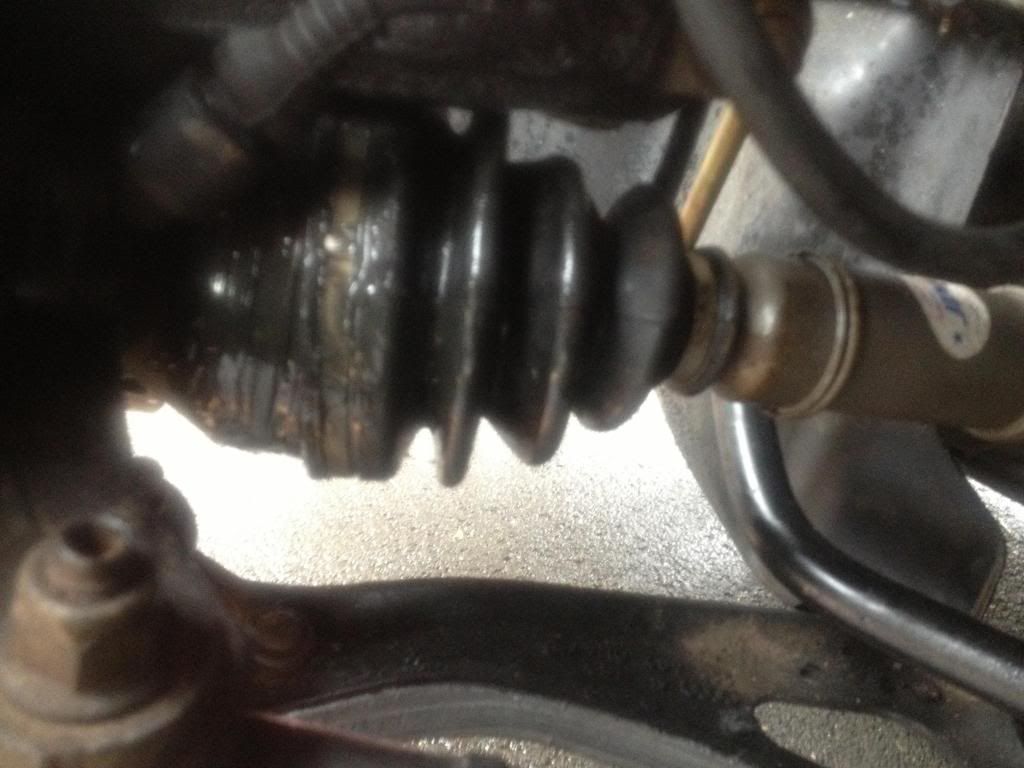 Cv boot popped out during coilover install VW Vortex Volkswagen Forum