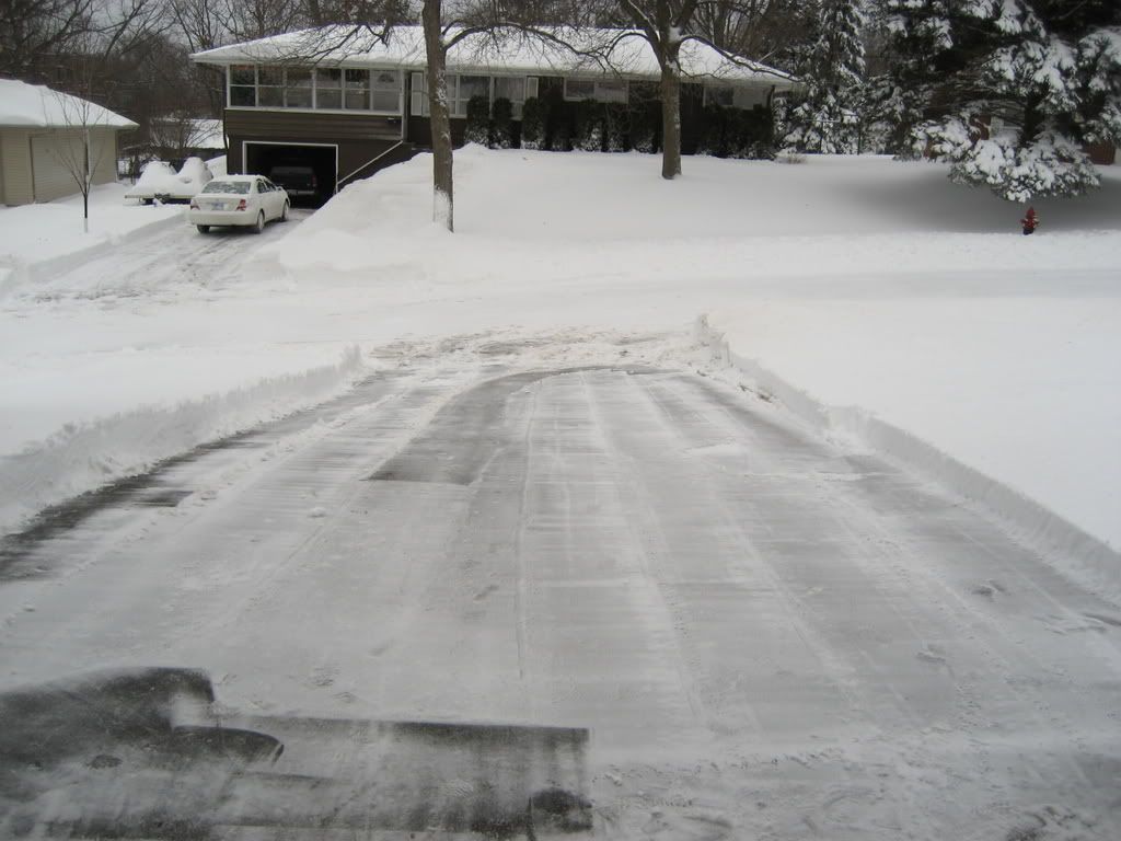 Cleared Driveway