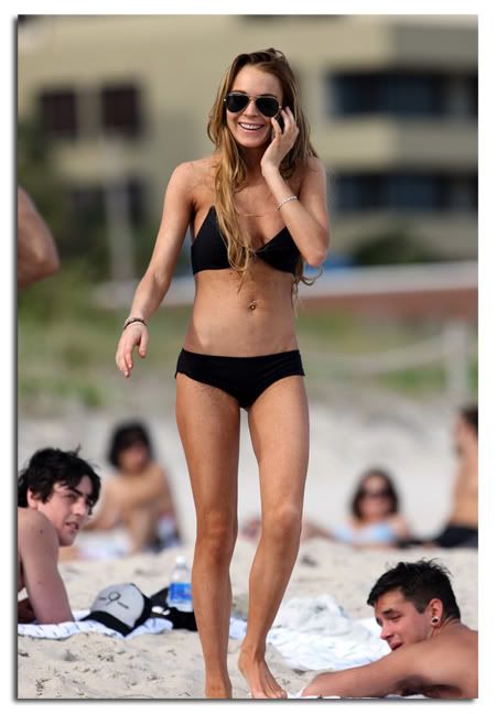 lindsay lohan miami surf. Lindsay should be