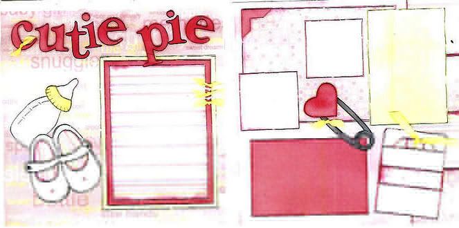 Cutie Pie  Girl - Designed by Diane Kelly