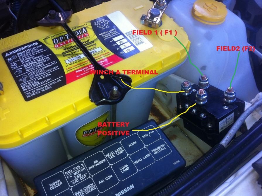 Warn winch wiring. . . - Page 2 - Patrol 4x4 - Nissan Patrol Forum