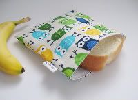 Reusable Sandwich Bag <br> Owls