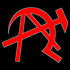 Anarchist Communist Anarchy A Sickle and Hammer