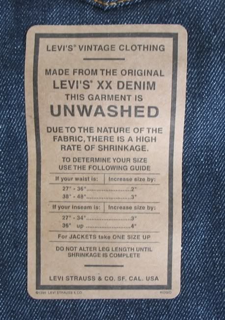 levis lvc 501