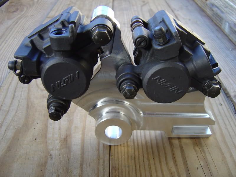 F4i & F4 OEM style machined dual caliper brackets for sale Stunt Bike