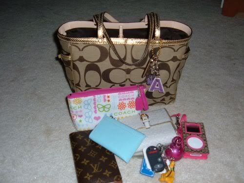 coach wallets inside
