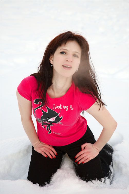 Света. Январь 2010 года. Очень холодно, -20 или ниже.
