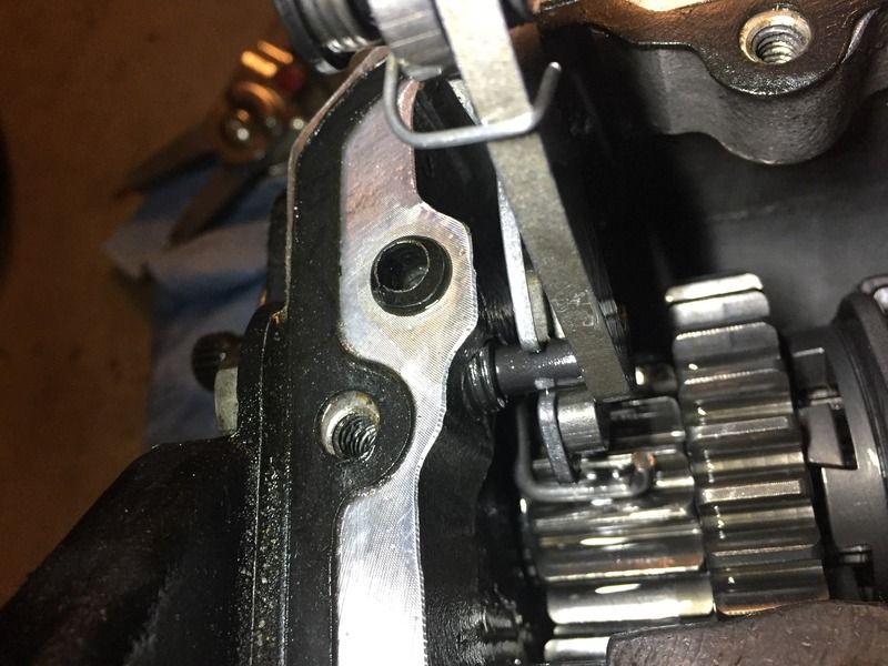 Ultima Six Speed Broken Pawl Spring and a Baker Shifter Pawl