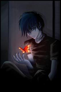 DarkBoywithaFireButterfly1.jpg anime boy image by MiaCat11211