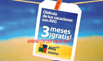 3 meses gratis de AVG Antivirus 8.0