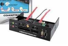 Conceptronic presenta su nuevo panel frontal multifunciones con conexión eSATA