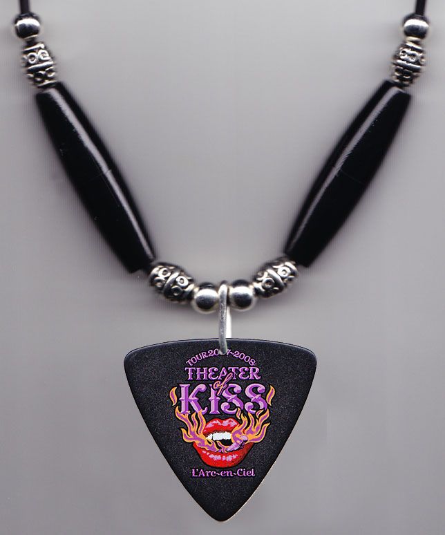 L Arc En Ciel Tetsuya Bass Theater Of Kiss Guitar Pick Necklace 07 Tour Ebay