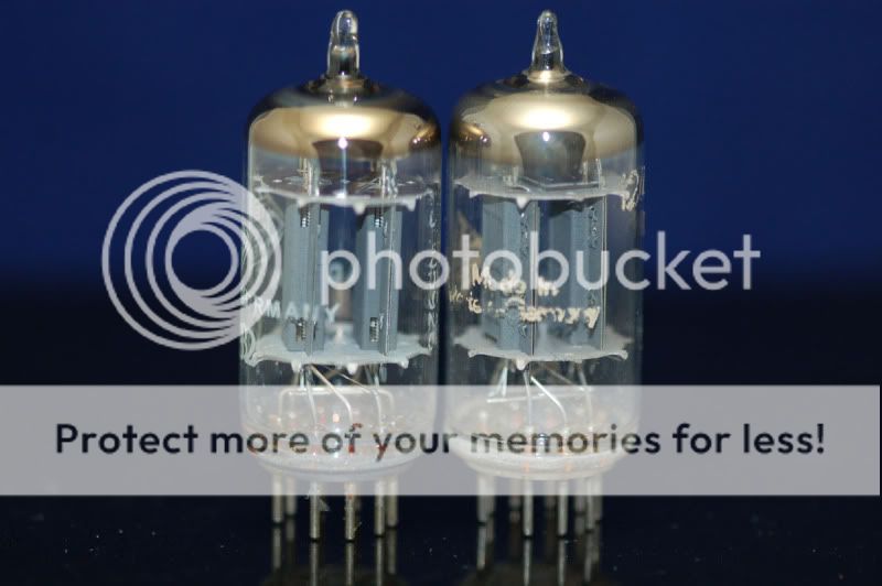 12AU7 TELEFUNKEN ECC82 MATCHED PAIR DIAMOND SIGN  