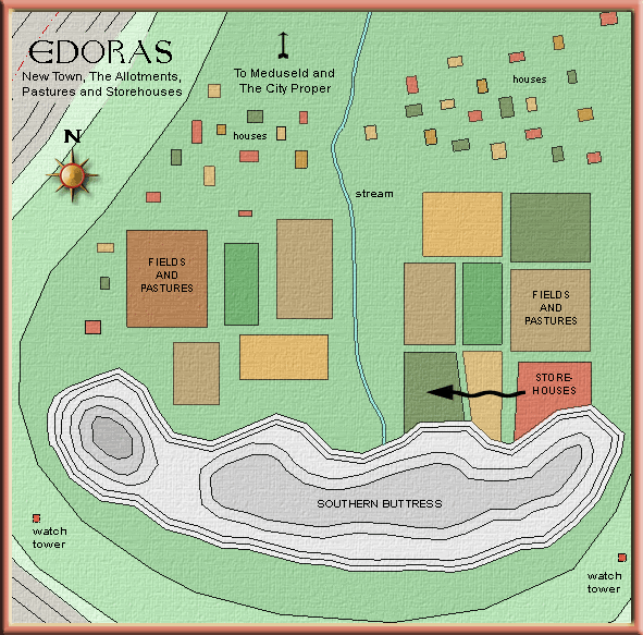 Layout of Edoras | Middle Earth Returns